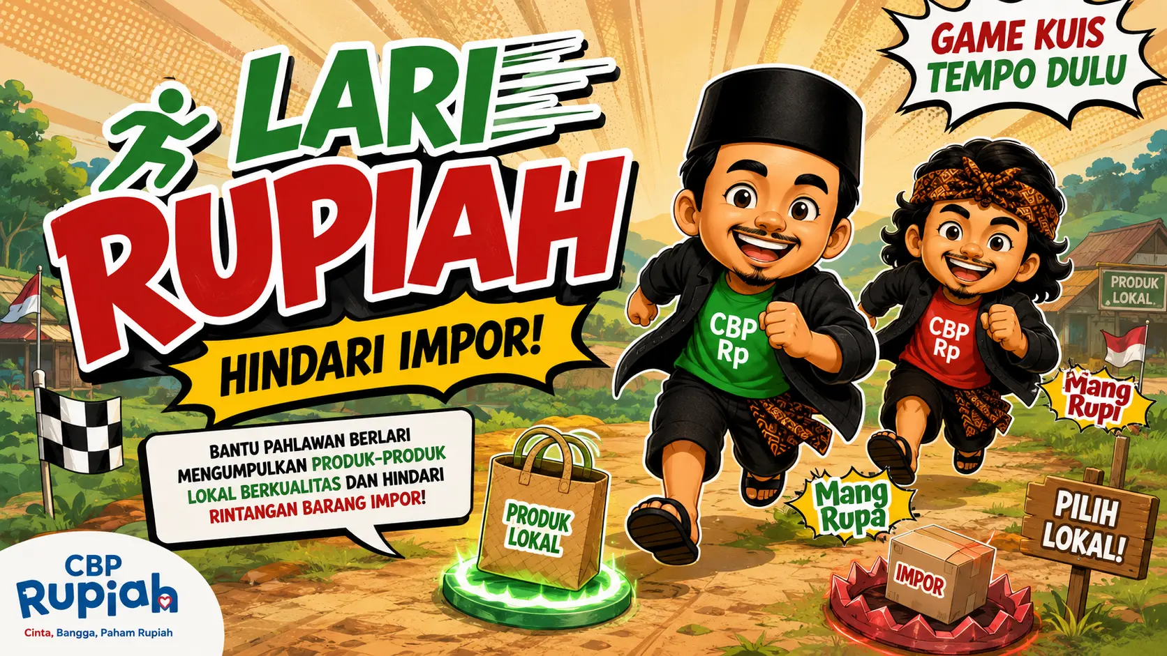 Lari Rupiah: Hindari Impor!